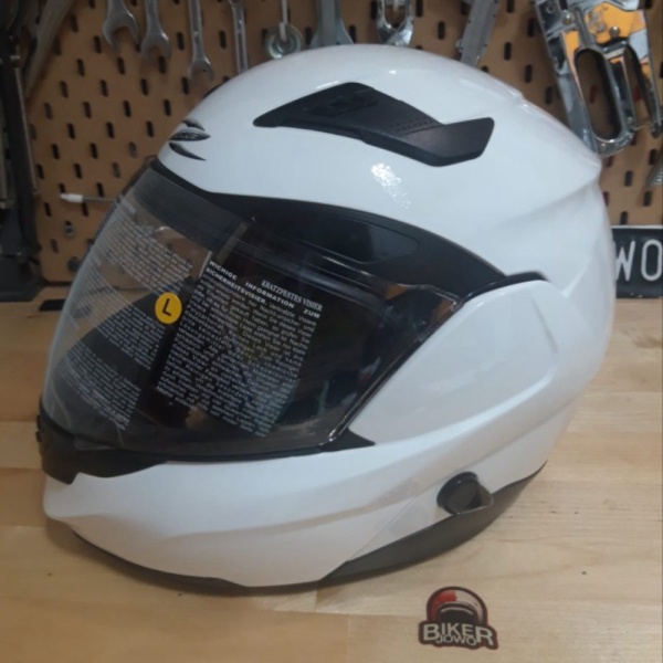 Promo perkakas Helm Zeus Modular 3100 Z3100 ZS3100 Black - White XL 26SZ2 Limited
