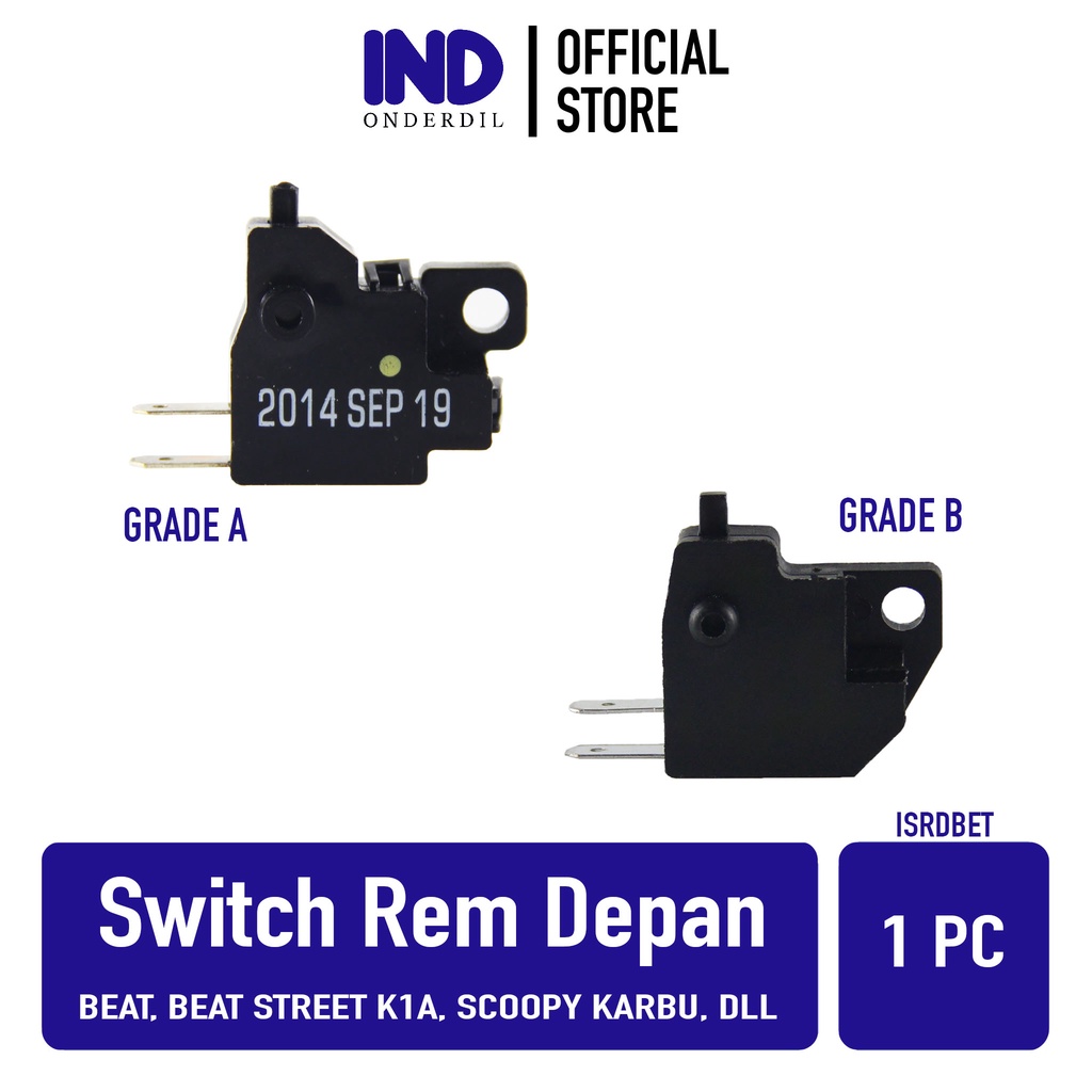 IND Onderdil Switch Rem Depan/Kanan Beat-FI-Sporty-ESP-Pop-Street/Vario 110-125-CBS-LED/Scoopy