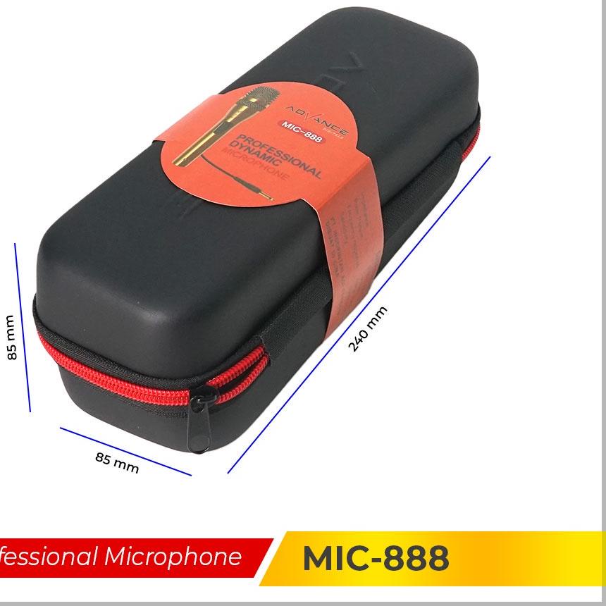 BISA ✨COD✨ Advance Audio MIC-888 Single Profesional Dynamic Microphone Mic Kabel Microphone Premium 