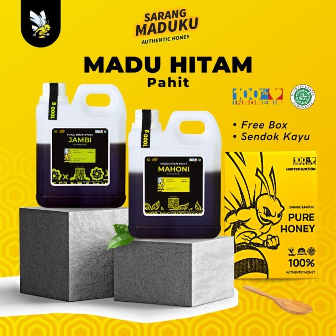 

[COD] Madu Hitam Pahit Asli Murni Original Raw Honey [COD]