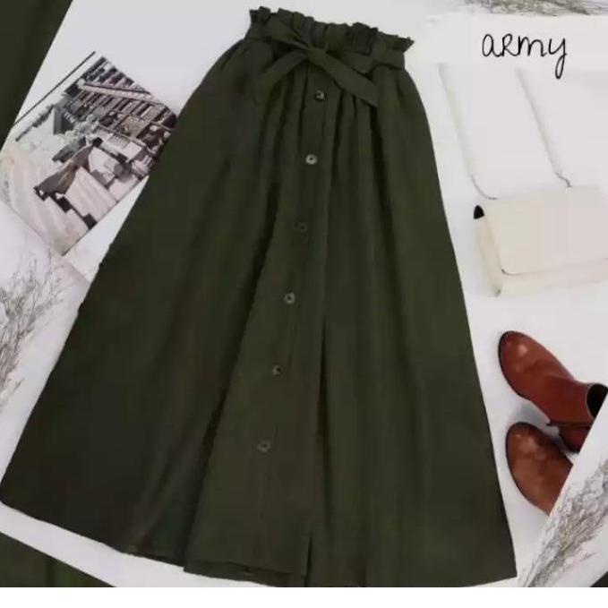 [Art. W542] Rok Anak Model Payung Full Kancing Depan Rok Anak Perempuan Fashion Anak Shakila19 Offic