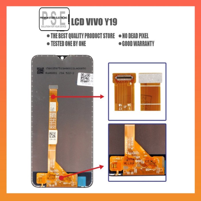 LCD Vivo Y19 ORIGINAL Fullset Touchscreen Garansi 1 Bulan