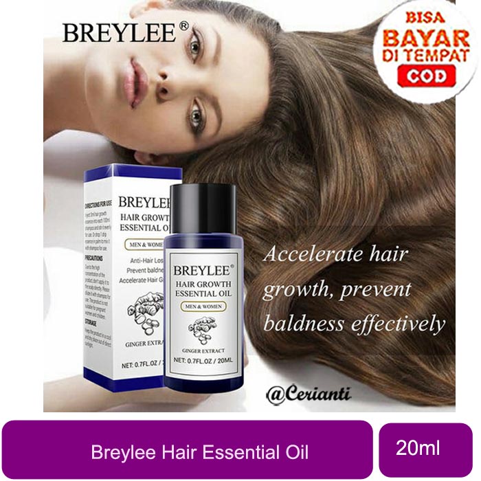 [BPOM] Breylee Hair Essential Oil - BREYLEE Serum Penumbuh Rambut Menyehatkan Kulit Kepala &amp; Meningkatkan Regenerasi Rambut_Cerianti