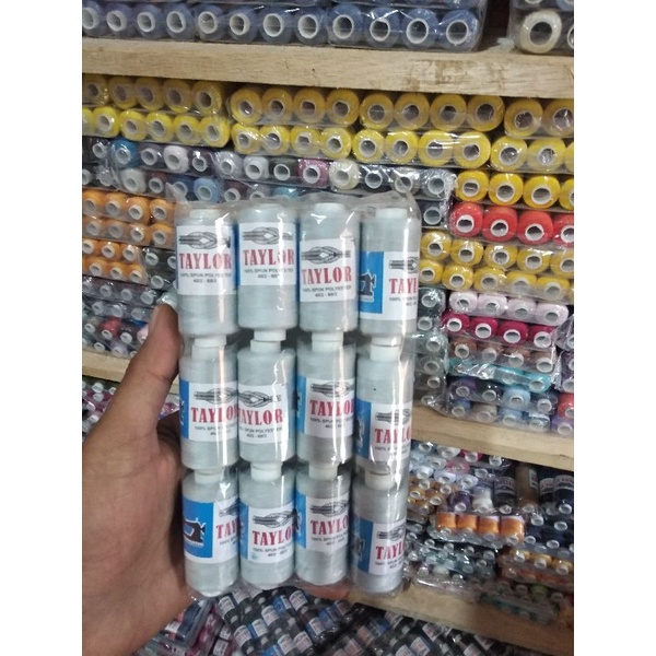 BENANG JAHIT 1 LUSIN WARNA| PANJANG 400 - 500 YARD 40/2 | KUAT TIDAK MUDAH PUTUS WARNA  LENGKAP | SUPLIER BENANG JAHIT MURAH