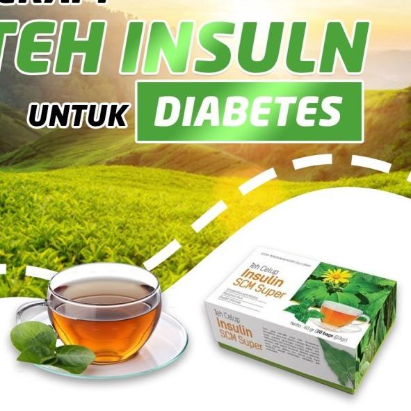 

10.10 BIG SALE FASION Teh Celup Insulin SCM Super Kencono Sari Obat Diabetes murah