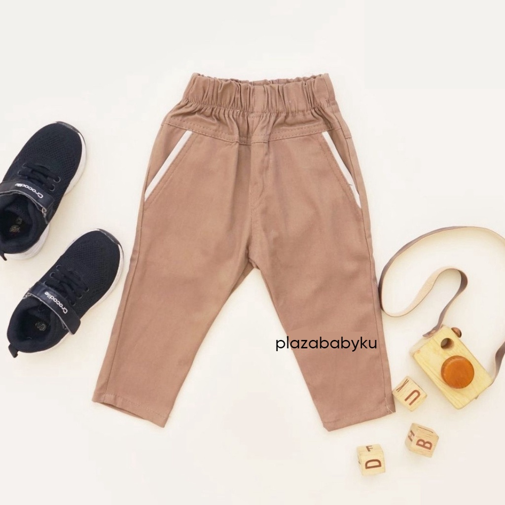 SALE 10.10 plazababyku  CELANA CHINO PANJANG    Celana Anak 1thn s/d 9thn Laki-laki Dan Perempuan Bisa Pilih