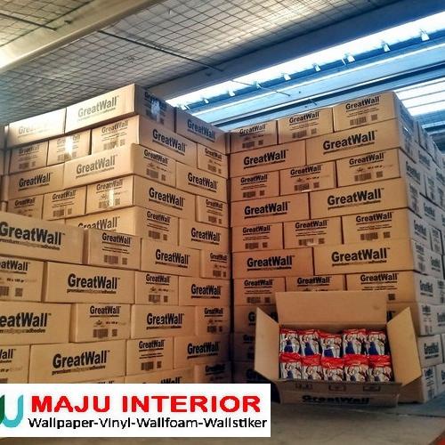 Terkini--Lem Walpaper Dinding Vinyl GREATWALL Wallpaper Dinding Glue Adhesive
