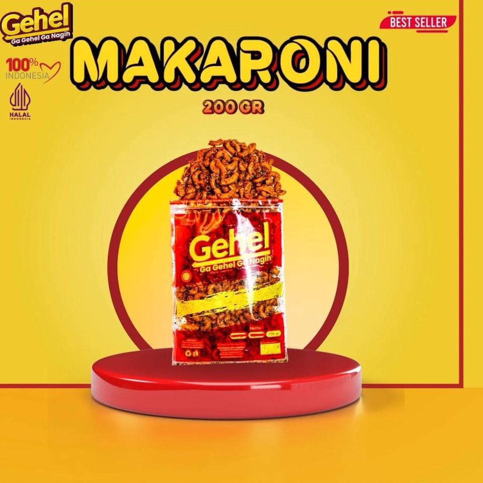 

Terlaris MAKARONI GEHEL 200GR - Makanan Ringan (GROSIR)