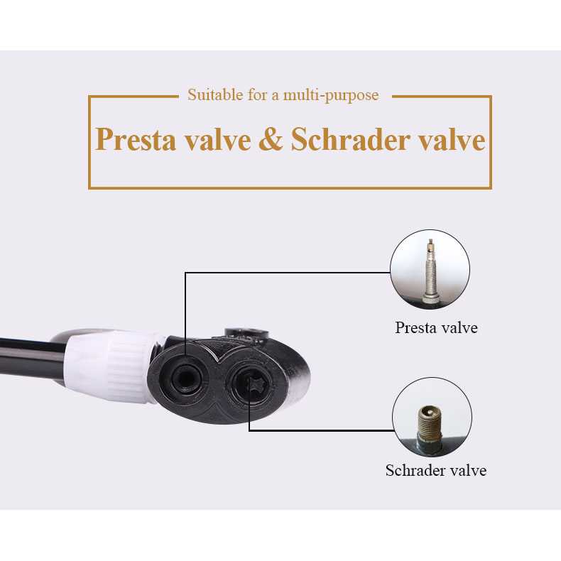 TaffSPORT Pompa Angin Ban Sepeda - FP1845D