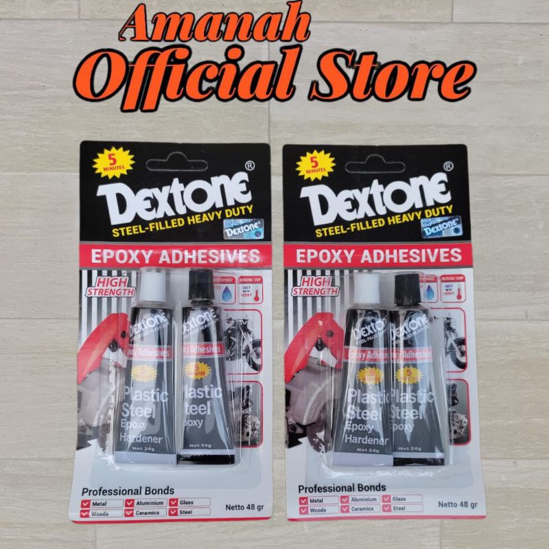 

LEM LEM EPOXY / LEM CAMPUR / BESI / SERBAGUNA / DEXTONE 5 MENIT LEM BESI