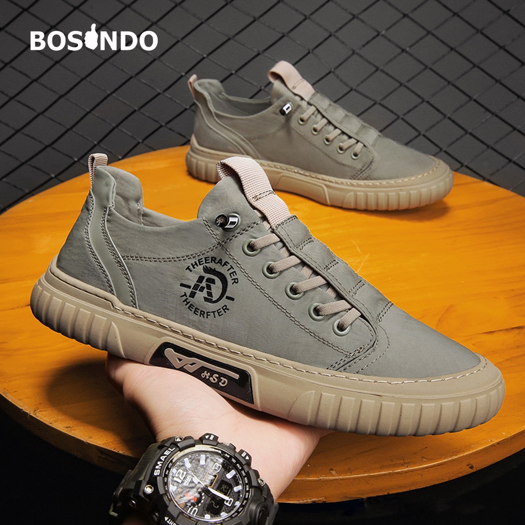 Sepatu BOSINDO K-15 Sepatu Fashion Terbaru Outdoor Traveling Casual Sepatu Sneakers Pria Kekinian Sepatu Sneakers Import-Sepatu Pria Kasual Import- Sepatu Pria Keren -Sepatu Sneakers Pria Kekinian-Sepatu Dewasa Korea Import