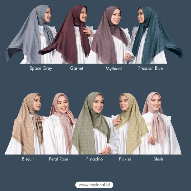 Monogram scarf by heylocal Id