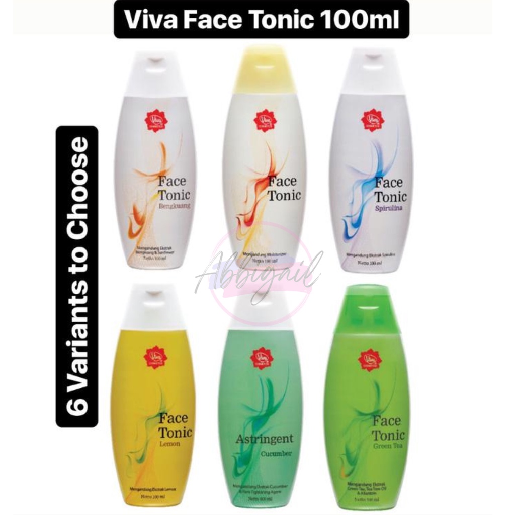 𝘈𝘉𝘎✰ Viva Face Tonic / Air mawar Pembersih Kotoran Minyak Dan Makeup / Viva Face Toner 100ml 2025