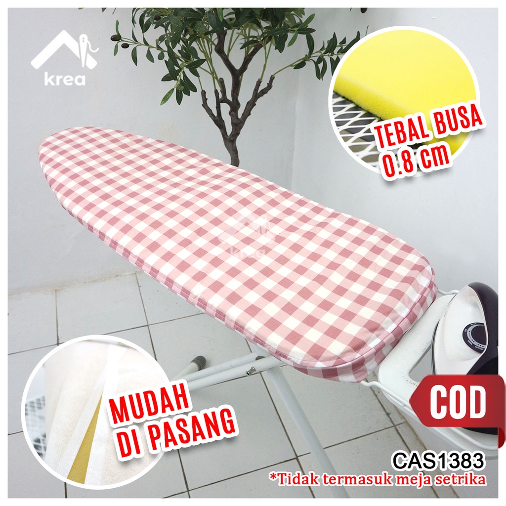 COVER MEJA SETRIKA KECIL DAN BESAR KRISBOW CAS1383  TANPA MEJA )