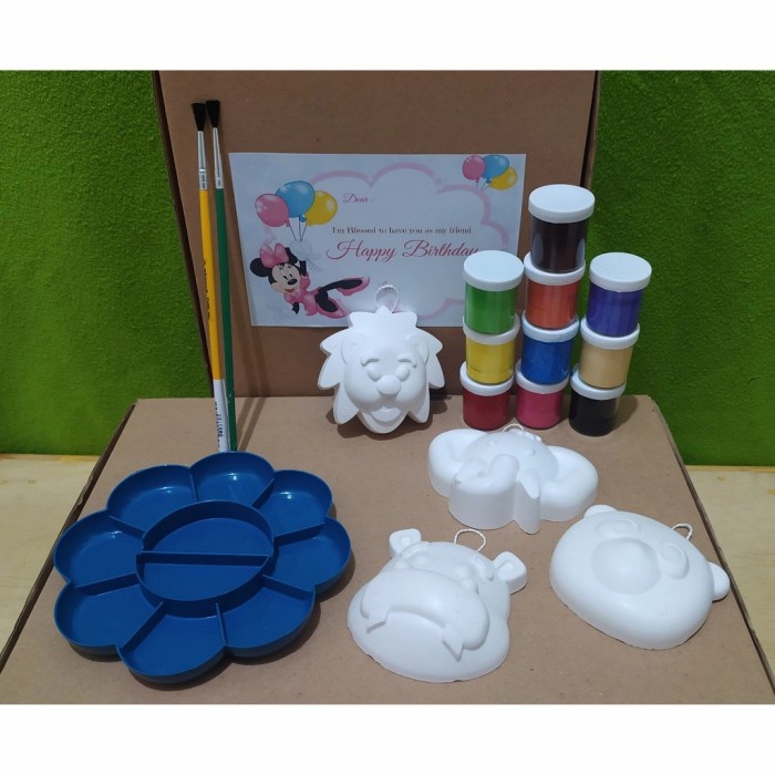 

Hadir Diy Painting Kit Set Melukis Anak Seri Binatang Liar Promo