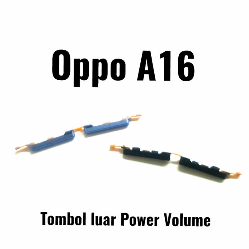 Tombol 1 Set Volume Power on off Oppo A16 Button Casing plastik