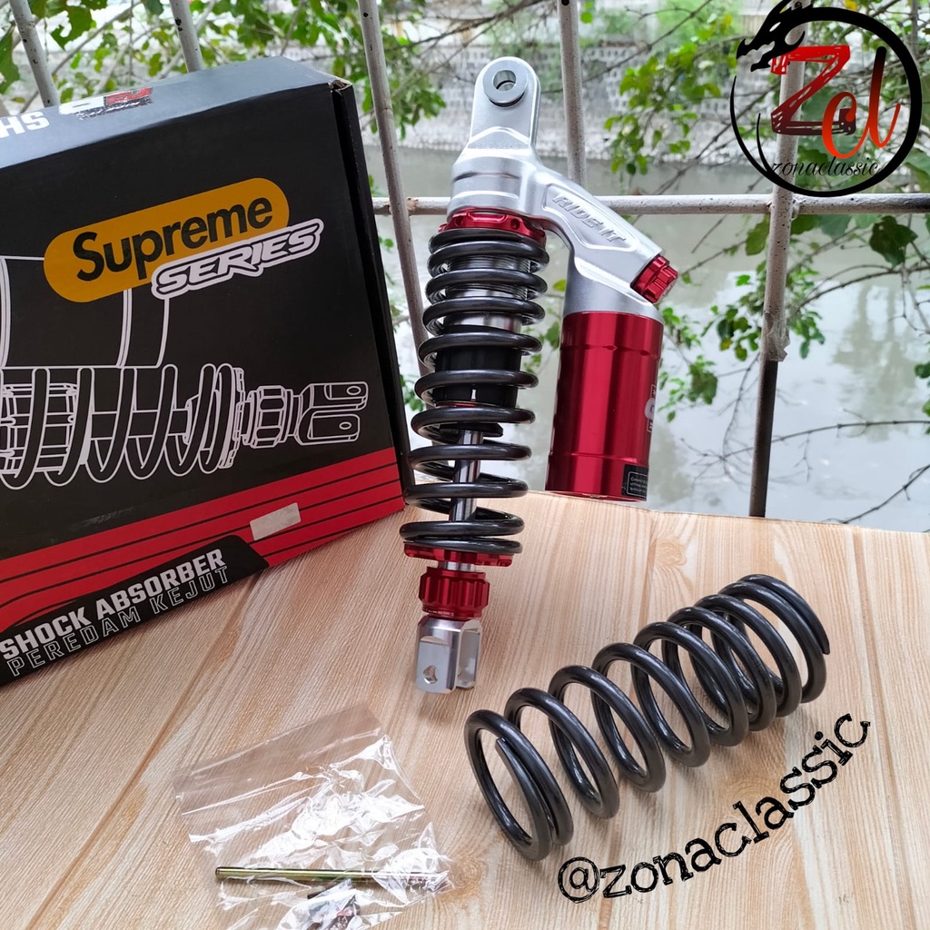 SHOCK SKOK TABUNG RIDE IT GP SUPREME SERIES MATIC DOUBLE CLICK COPY RCB UK 310MM MIO BEAT