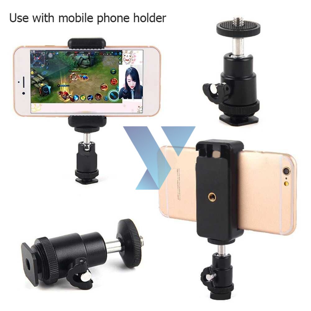 AIEACH Dudukan Hot Shoe Smartphone Holder Bracket Mount - F361 ( Al-Yusi )