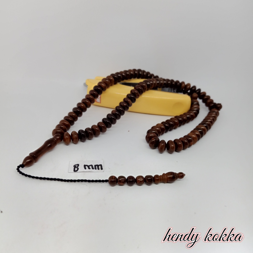 5pcs tasbih 99 kokka kaukah donat polos 8mm c