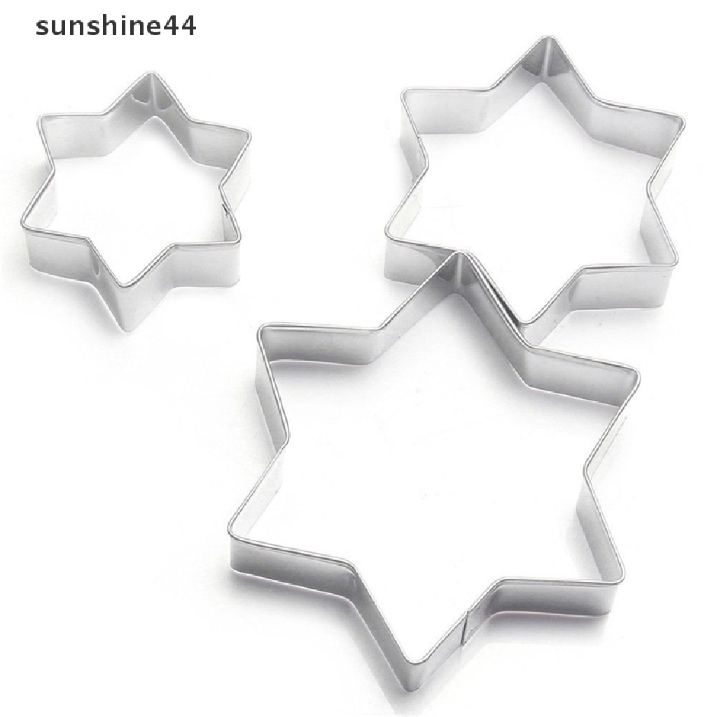 Sunshine 12Pcs Cetakan Cutter Stainless Steel Untuk Fondant Kue / Biskuit