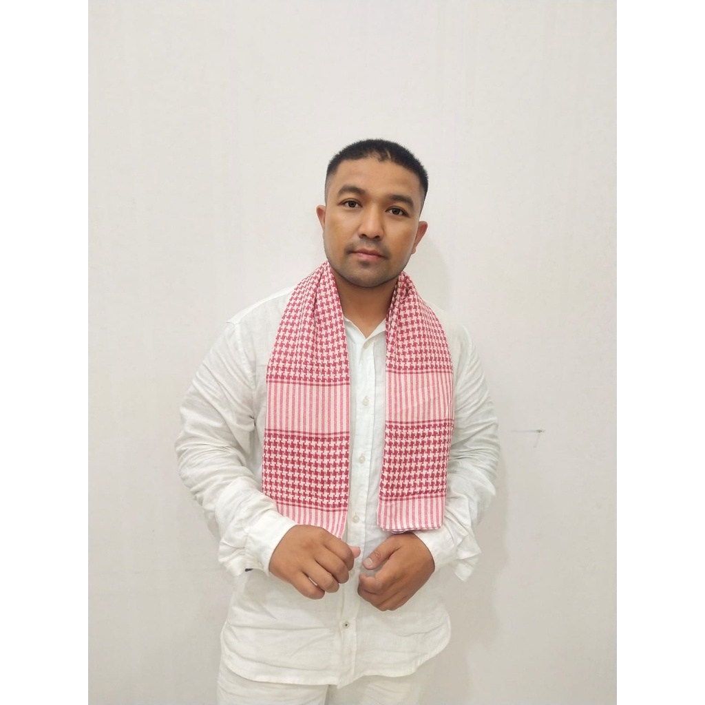 Sorban Muttazam Tanpa Rumbai Dewasa Merah