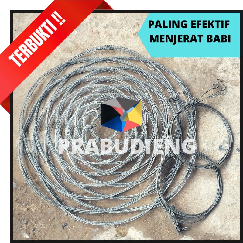 10pcs Perangkap babi KAWAT STANDARD Jerat babi Lapun babi Bronjong