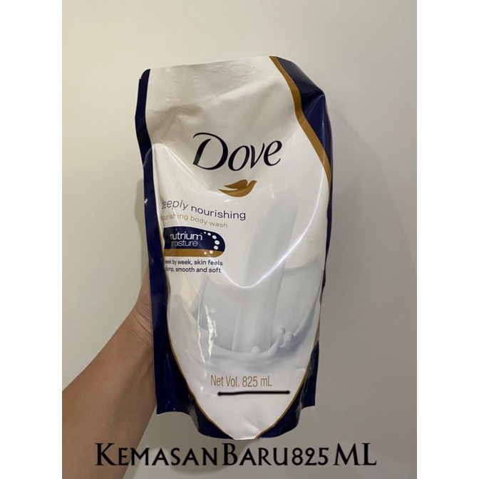 Dove Body Wash Deeply Nourishing Refill 850ml - Sabun mandi cair