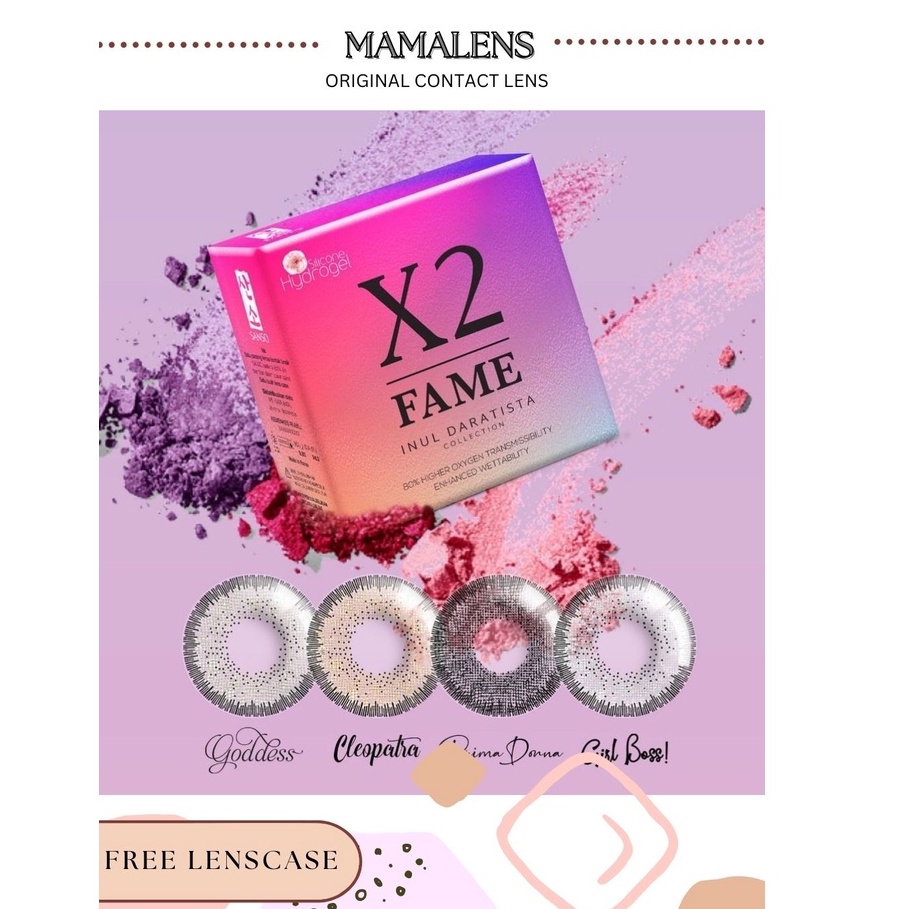 Softlens X2 Fame Minus -3.25 sd -6.00 Free Lenscase - MAMALENS