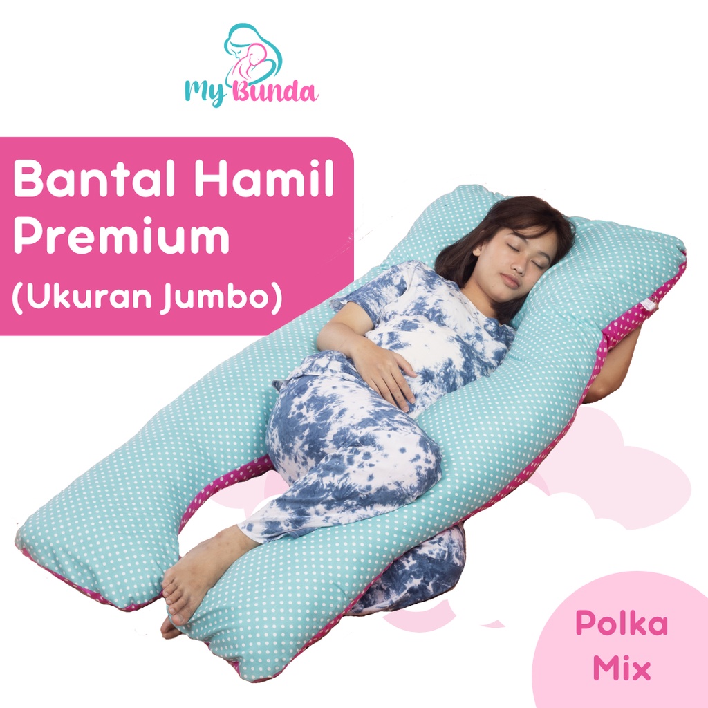 Bantal Bumil dan Menyusui untuk Kasur Ibu Hamil Jenis Bantal Hamil Jumbo Premium dengan Desain Bantal Ibu Hamil Tidur Jumbo yang Sangat Nyaman untuk Jadi Guling Ibu Hamil - Motif BB18