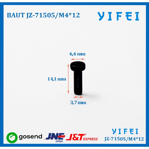 BAUT M4*12 YIFEI-71505/M4*12