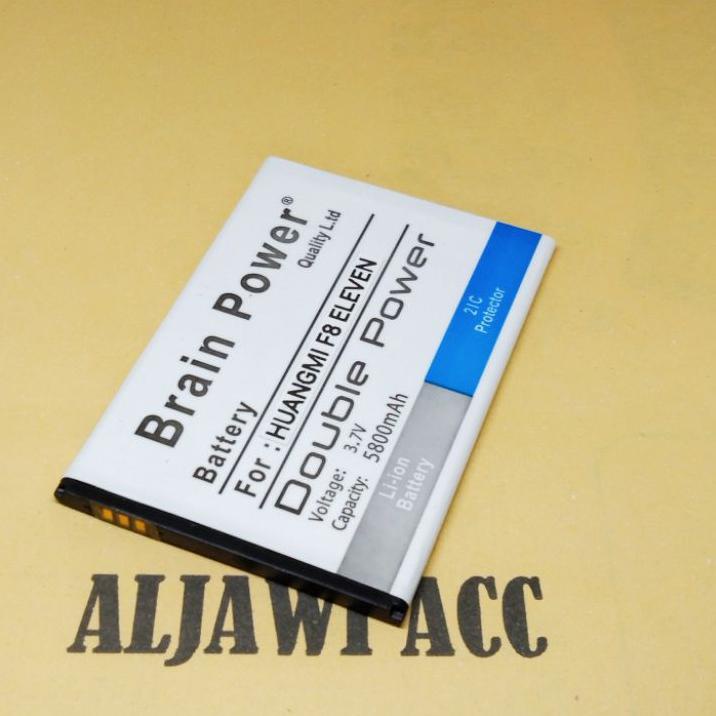 Kejutan disini--Baterai Bt Batre Battery Huangmi F8 Eleven Double Power Battery