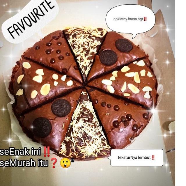 

Trend - Fudgy Brownies Pizza uk. diameter 20cm .. .. ..