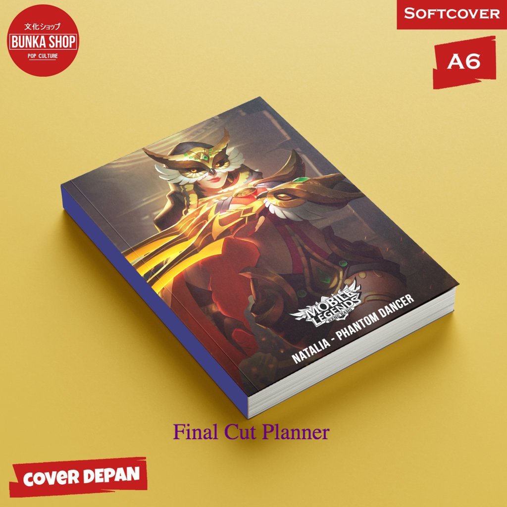 

Pocket Note Mobile legends Natalia Phantom Dancer Softcover A6 Buku Tulis catatan Notes Agenda planner Jurnal .