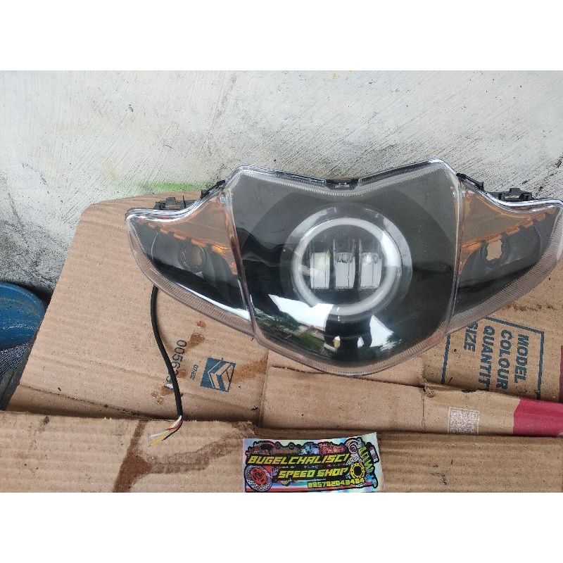 reflektor lampu depan Honda Revo absolute fit Revo 110 custom daymaker