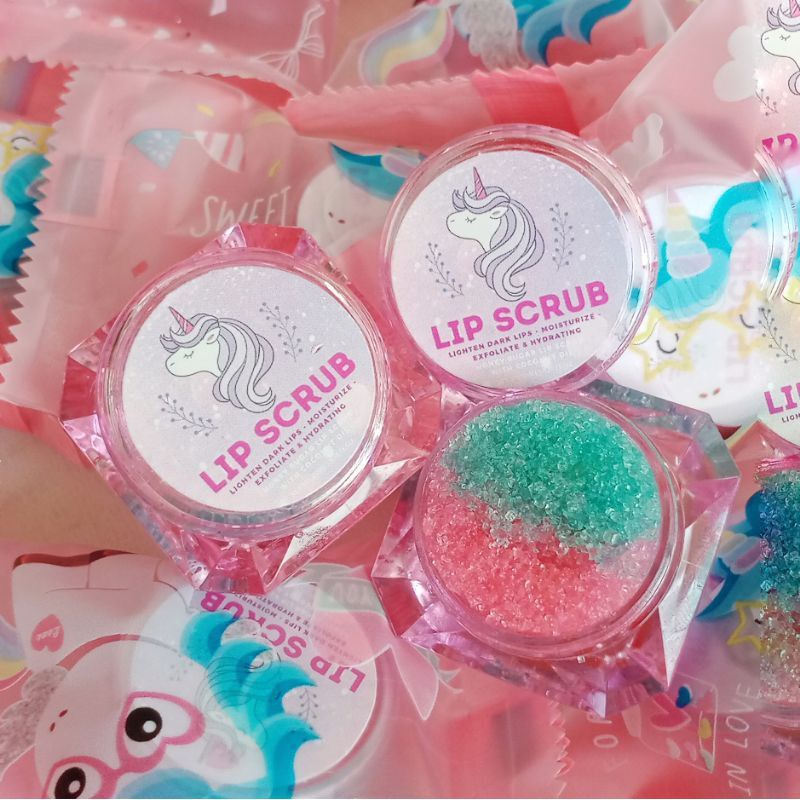 Lip Scrub Unicorn / Lip Scrub Bibir