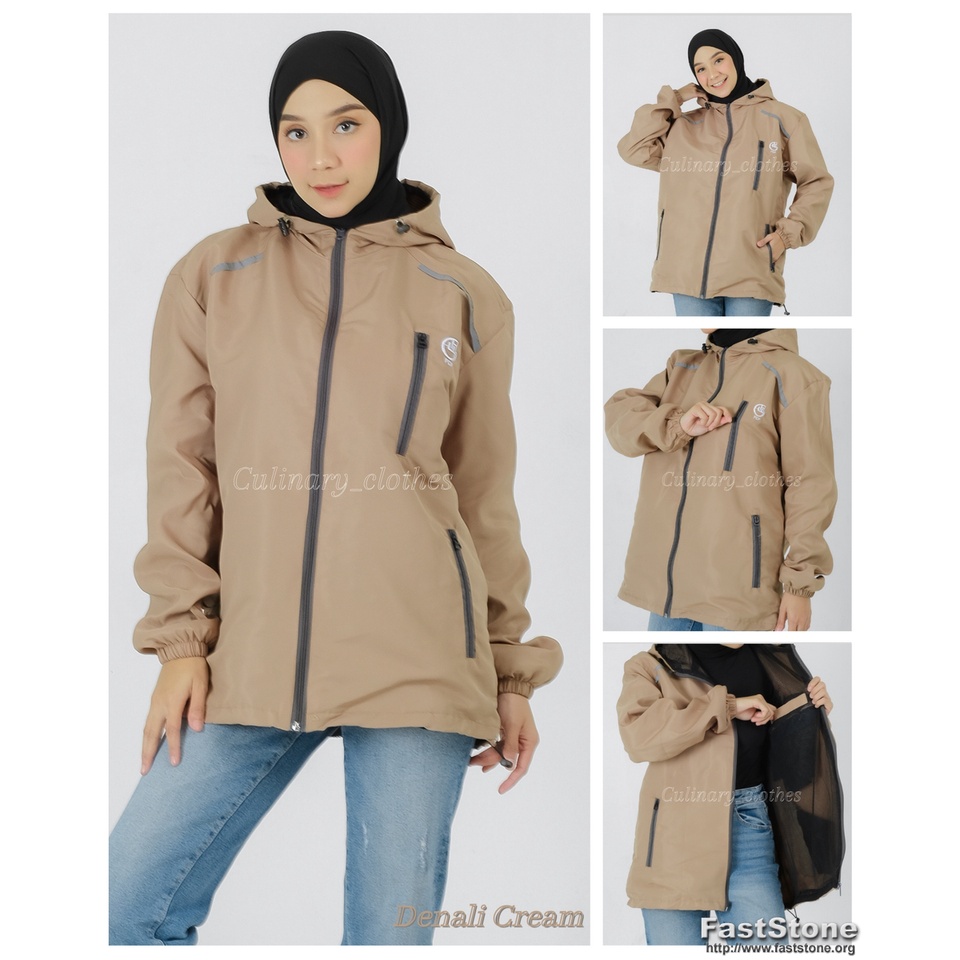 JAKET PARASUT WANITA WATERPROOF MODEL TACTICAL JAKET WANITA TERBARU DISTRO MODEL HOODIE OUTDOOR KEREN ORIGINAL THE BOJIEL