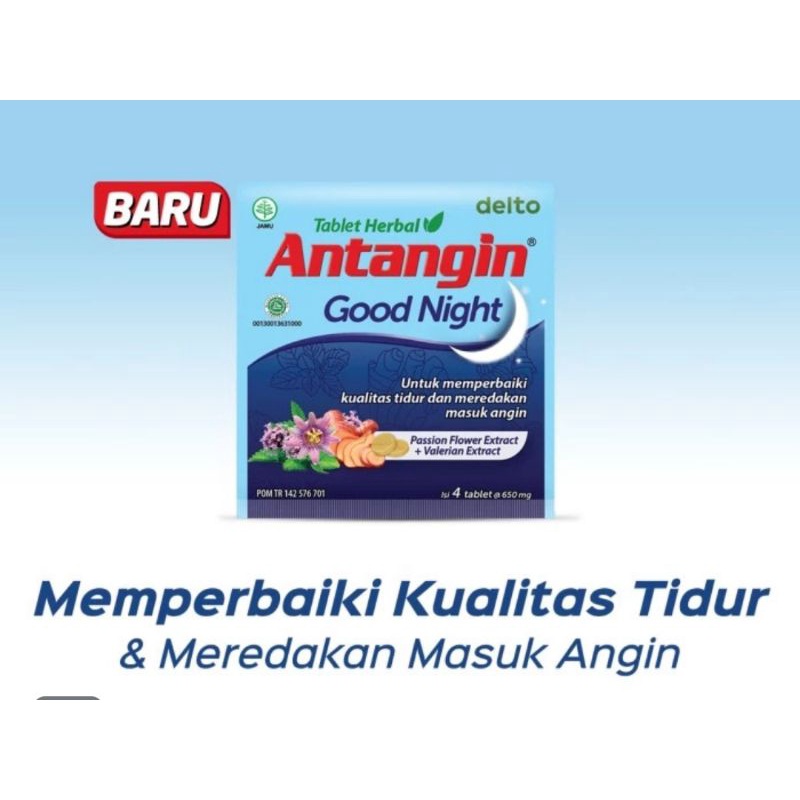 ANTANGIN GOOD NIGHT 20 Strip isi 4 Tablet