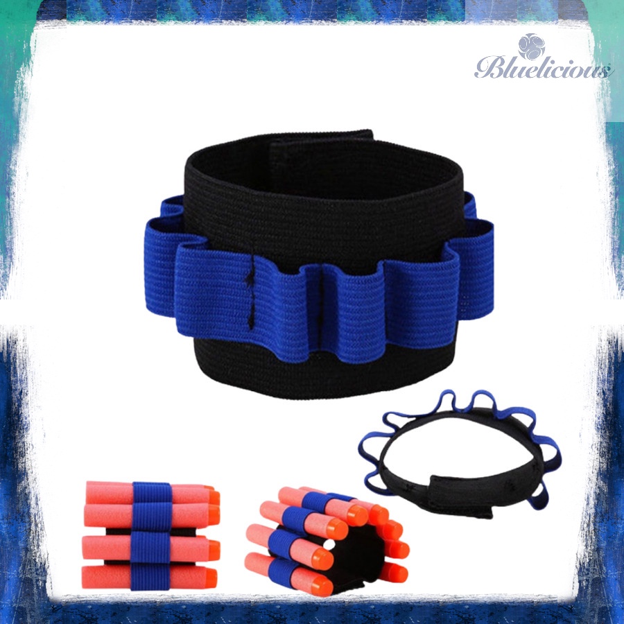 Gelang Nerf Arm Ammo Wrist Strap Gelang Tactical Arm Tempat Peluru