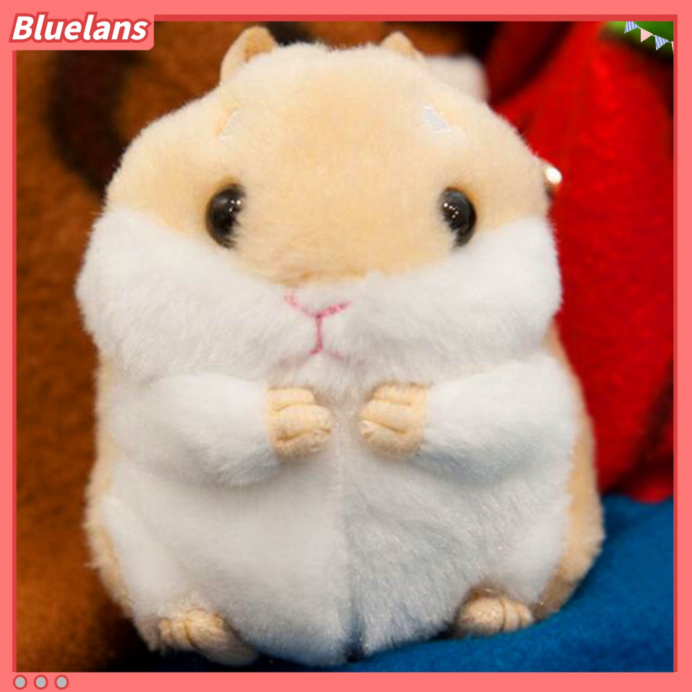 Gantungan Kunci Bentuk Hamster Bahan Plush Untuk Dekorasi Tas Tangan