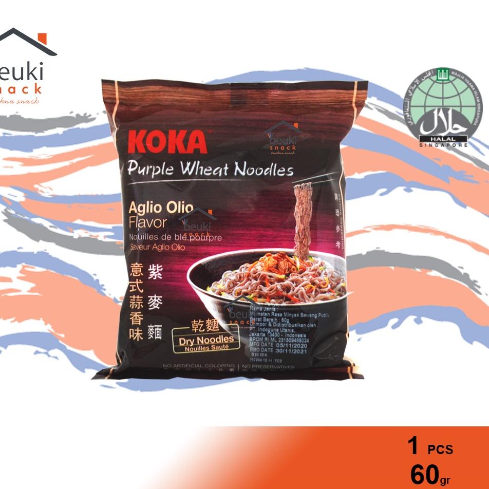 

Belanja Murmer--VARIAN Koka Purple Wheat Noodle Mie Instan Gandum Kemasan Pack Halal Singapore