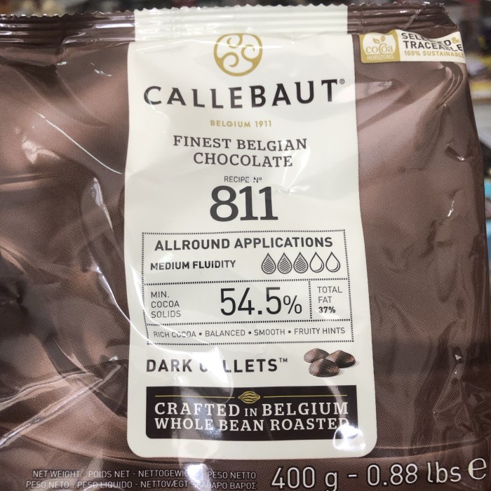 

Callebaut Well Balanced Bitter 400 Grm Chocolate Chip 54.5 % Dark 811