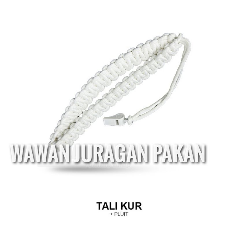 TALI PELUIT SPECIAL TALI KUR SECURITY DLL tali kur hitam dan putih