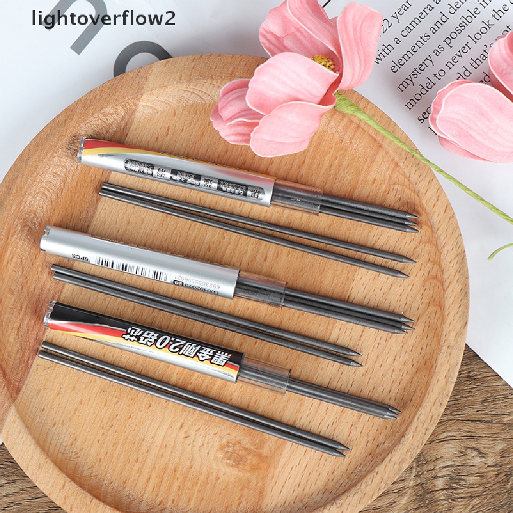 (lightoverflow2) Refill / s 2B 2mm Pensil Mekanik Otomatis Untuk Kompas / Sketsa
