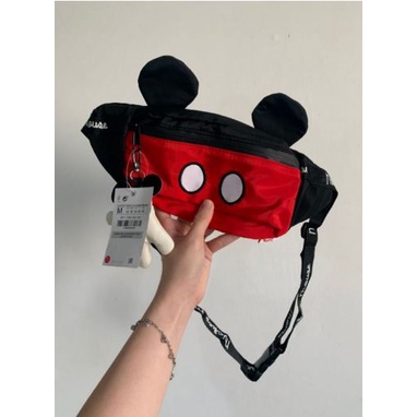 Tas anak laki laki / Tas anak perempuan BA2016 ZRA MICKEY BELTBAG Tas Waistbag mickey/ Zara mickey/Zara Minnie waistbag