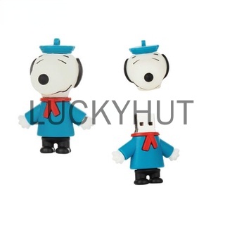 Pendrive Desain Kartun Animasi Snoopy Warna Hitam 1TB 2TB 128GB 64GB 32GB 8GB 16GB 1GB