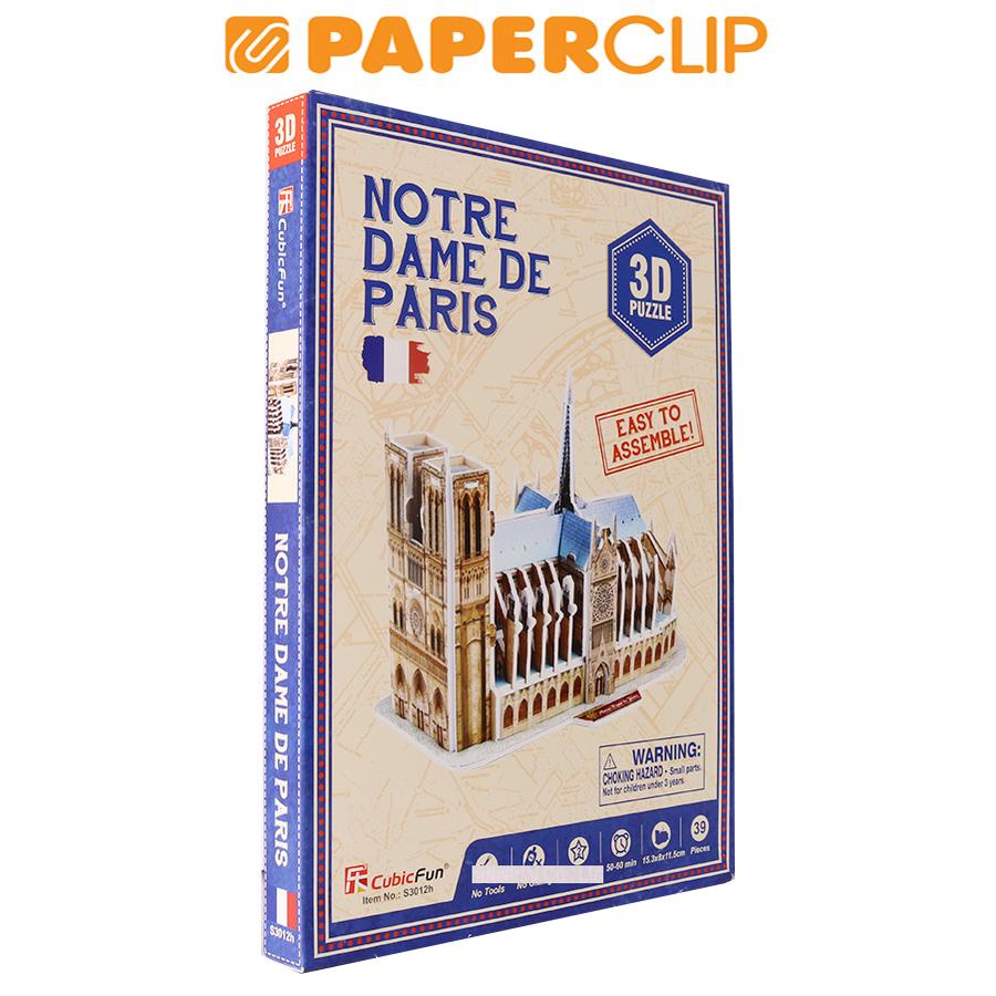 Image of PUZZLE 3D CUBIC FUN S3012H NOTRE DAME DE PARIS #1