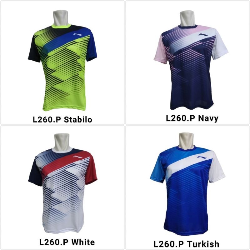 Baju Badminton Kaos Atasan Bulutangkis L260 / Jersey Badminton / Atasan Olahraga / T-shirt Badminton