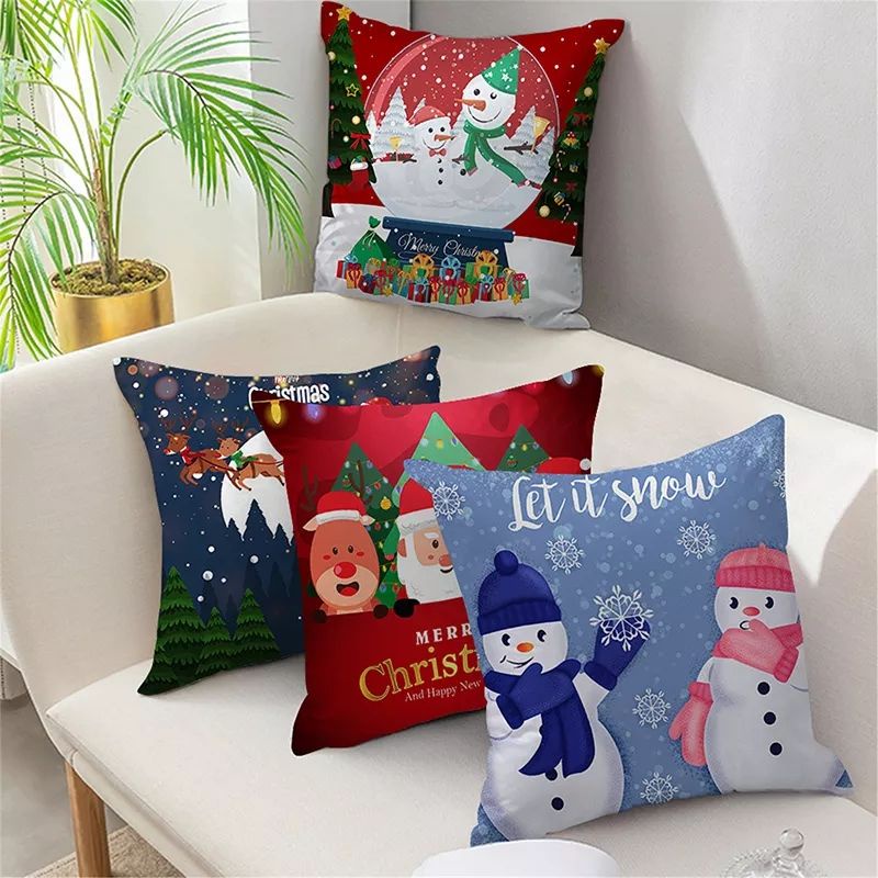 Sarung Bantal Nuansa Natal / Christmas Pillow Case / Sarung Bantal Motif Natal Christmas Edition 8