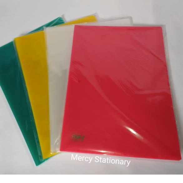 

✮ 12 pc - Map L A4 & F4 - Clear Sleeves Bening Clear Holder Map Plastik Transparant ㍿