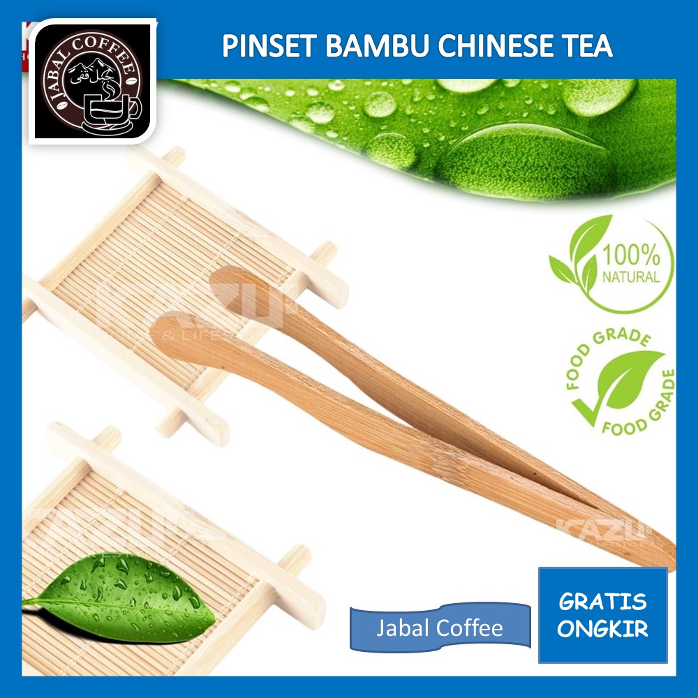 Alat Capitan Gelas Cangkir Teh / Pinset Gelas Bambu Chinese Tea / Tatakan Gelas Bambu